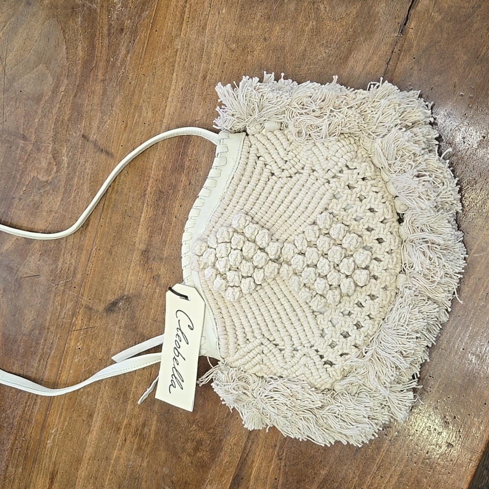 Cleobella macrame handbag